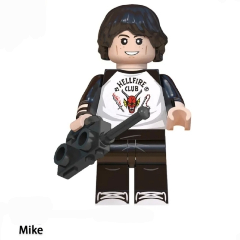Stranger things mike mini figure custom block